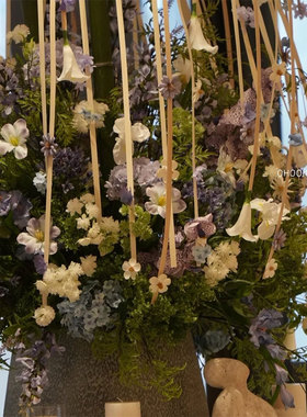 巧妙构思烟花花艺永生花仿真花