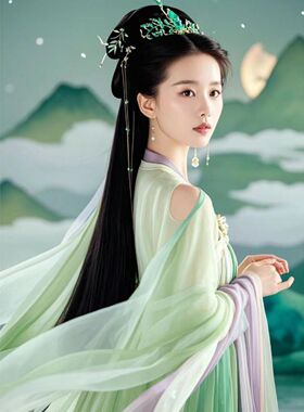刘诗诗古装明星高清图片卧室客厅冰箱防水自粘贴纸贴画装饰画