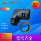 Corrugated right angle metric quick connector