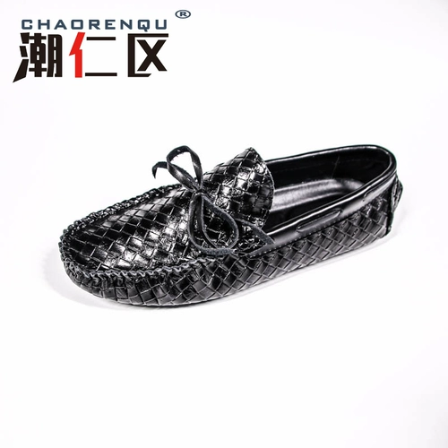 潮仁区 Летние туфли, повседневная обувь, из натуральной кожи, в корейском стиле