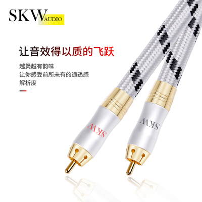 内幕测评skw双莲花头音频线2rca真的好吗？怎么样呢？图文剖析真相怎么样？是品牌吗？