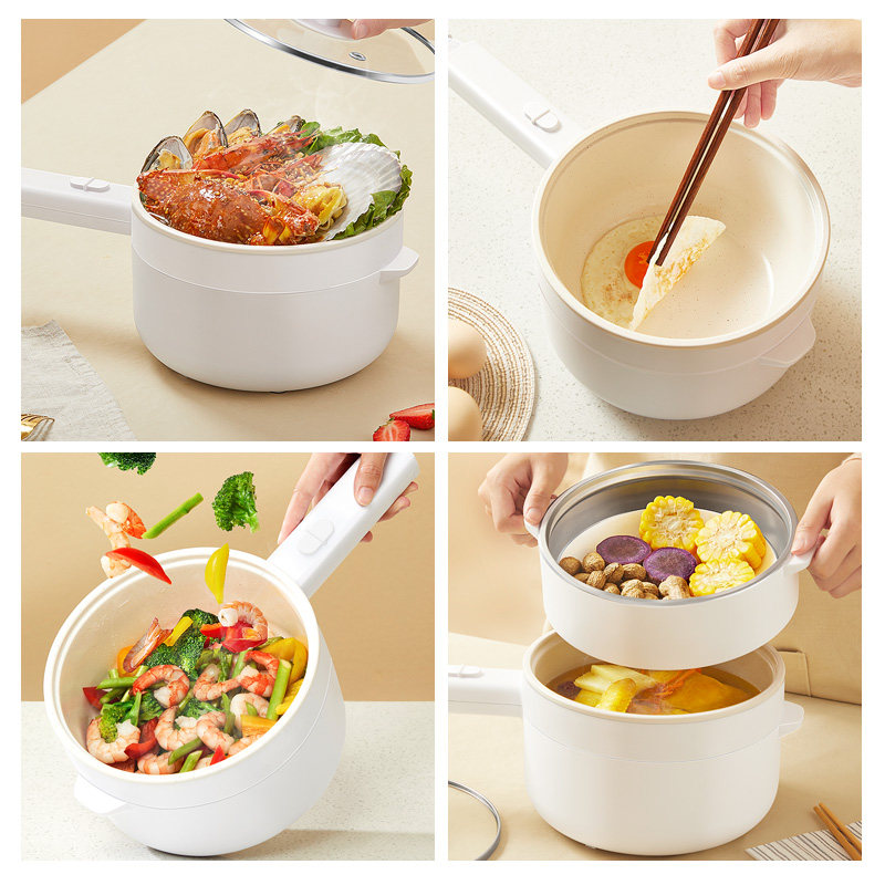 高狮宿舍多功能家用煮面炒菜电煮锅 gossoo高狮电热/火锅