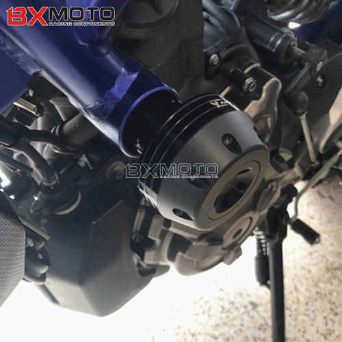 适用雅马哈TRACER700 XSR700 MT-07 MT07 改装防摔胶车身防摔球 - 图0