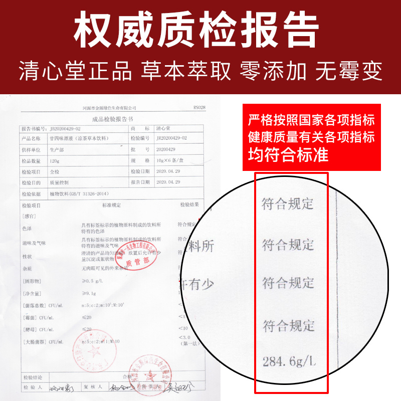 清心堂二十四味广东凉茶24传统草本原料冲剂清热廿四味养生茶无糖 - 图2