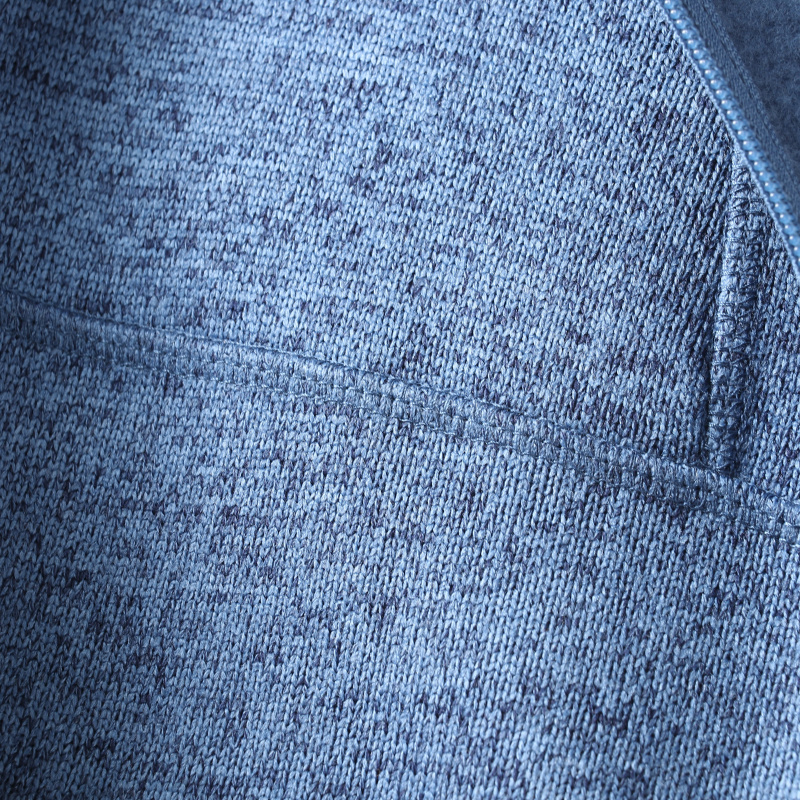 外贸北欧小众牛货!内里抓绒运动男士秋冬针织连帽宽松抓绒衣外套 - 图2