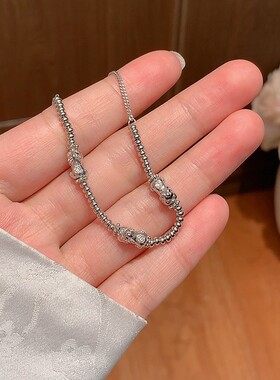 s925纯银貔貅手链女2026新款国风时尚百搭招财光珠手串礼物送女友