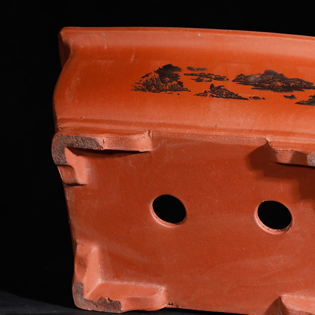 Purple sand simple large diameter tree planter pot