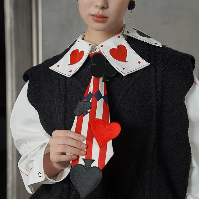 Kamo Original Retro Print Women’s Red Bow Tie