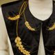 Kamo Original Retro Embroidered Versatile Velvet Fake Collar