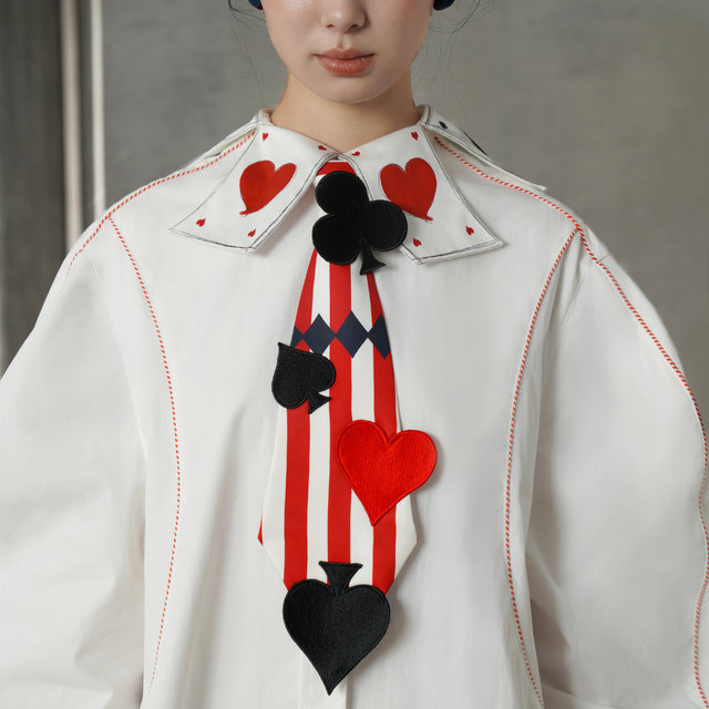 Kamo Original Retro Print Women’s Red Bow Tie