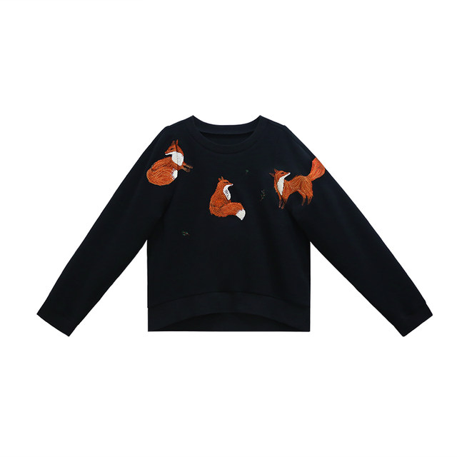 Kamo original fox embroidered sweatshirt