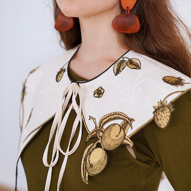 Kamo original embroidery original pure cotton