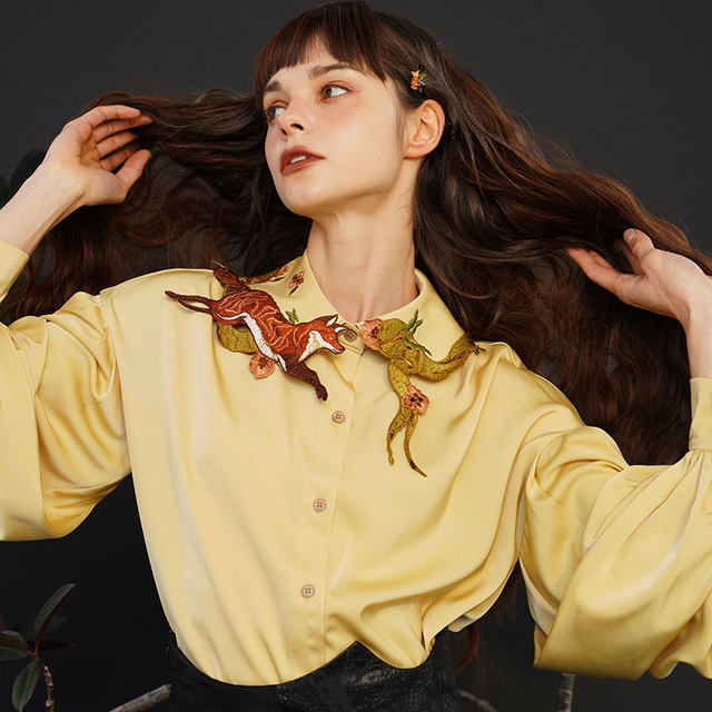 Kamo 2022 Spring Zihu Story Retro Shirt