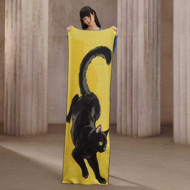 Kamo original retro thickened skin-friendly knitted scarf