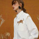 Kamo original leopard pocket embroidered shirt