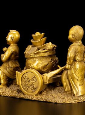 吉祥招贵人家居装饰挑财送财摆件