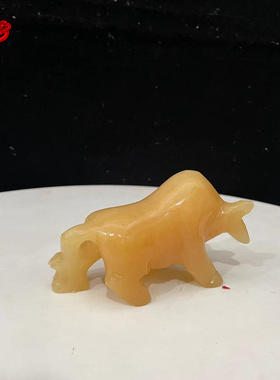 美玉轩阁玉保平安中式生肖牛