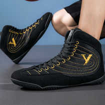 Professional wrestling shoes for men and women boxing shoes deadlift fighting shoes Sanda shoes training shoes fighting shoes competition squat fitness