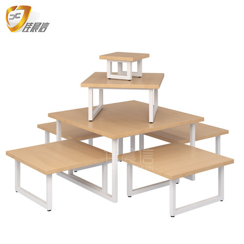 佳晨信摩登架促销展示架超市便利店货架特价流水台陈列组合展架凳 - 图0