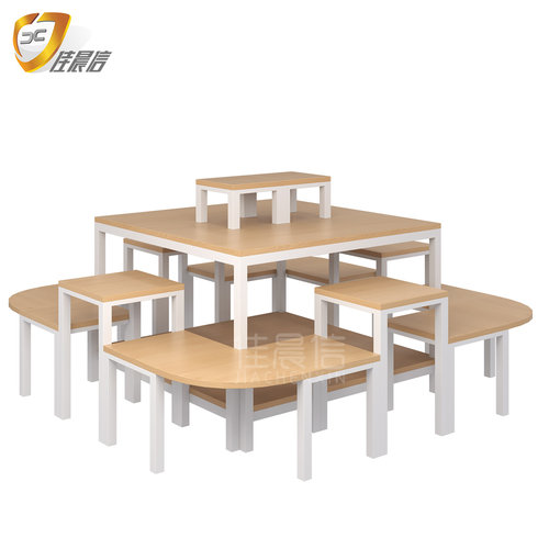 佳晨信摩登架促销展示架超市便利店货架特价流水台陈列组合展架凳 - 图2