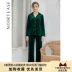 NoirTease mùa xuân và mùa thu mỏng phần nhung dài tay quần nhà phục vụ phù hợp với phụ nữ đồ ngủ gợi cảm hai mảnh - Giống cái do ngu Giống cái