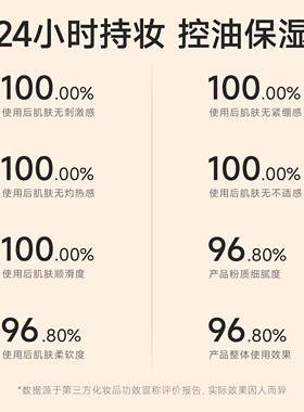 轻薄气垫不易脱妆粉底液定妆粉饼