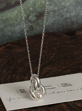 圆圈水滴形简约百搭项链2025年新款学生学院风饰品礼物