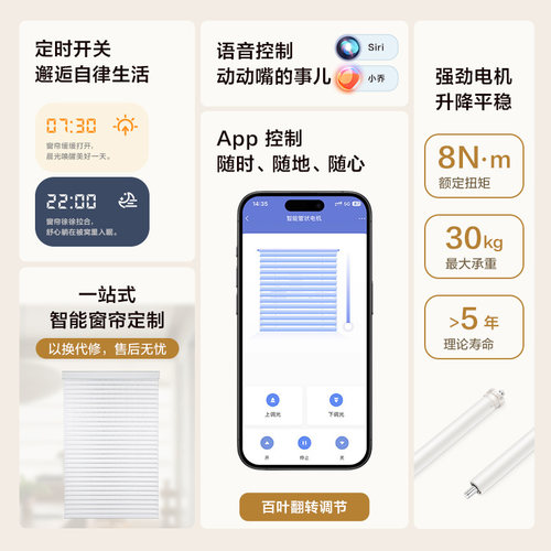 Aqara绿米联创管状电机HomeKit香格里拉智能窗帘 已接入米家APP - 图0