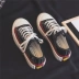 2019 giày vải đen mới nữ retro Hồng Kông hương vị giày thủy triều hoang dã giày sinh viên Hàn Quốc Giày ulzzang - Plimsolls giầy cao cổ nữ Plimsolls