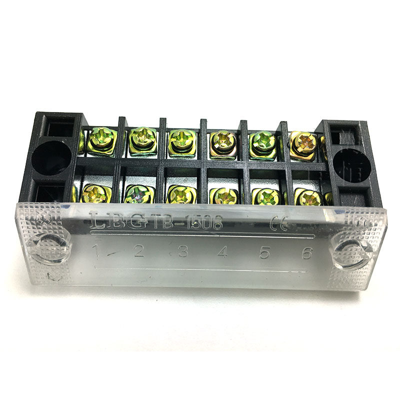 TB-1506接线端子固定式接线器端子排接线板接线盒铜件 TB1506L_虎窝淘