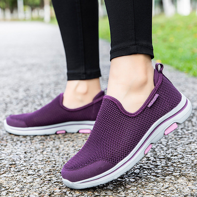 夏季老人鞋女士妈妈鞋轻便透气网布鞋软底防滑健步鞋中老年运动鞋,淘宝优惠券,粉丝福利购,淘宝优惠卷