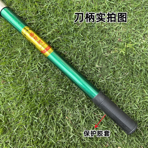 包邮捞刀河农用长柄户外锰钢镰刀柴刀绿化割草除草刀开路除草镰刀 - 图1