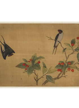 清 吴璋 花鸟画册名家花鸟工笔画册合集高清微喷复制学习临摹范本