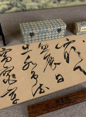 湖光披素练诗卷草书字帖收藏临摹