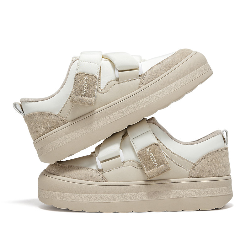 feiyue/飞跃加绒棉鞋冬款低帮厚底保暖休闲鞋魔术贴百搭板鞋002,淘宝优惠券,粉丝福利购,淘宝优惠卷