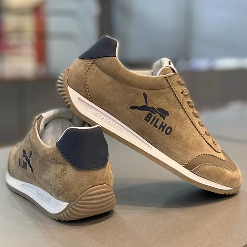 欧洲站男鞋2025秋季新款潮牌高级感阿甘运动休闲小白板鞋百搭潮鞋 - 图2