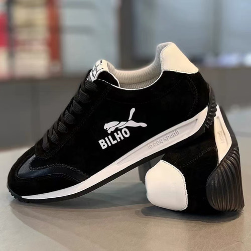 欧洲站男鞋2025秋季新款潮牌高级感阿甘运动休闲小白板鞋百搭潮鞋 - 图1