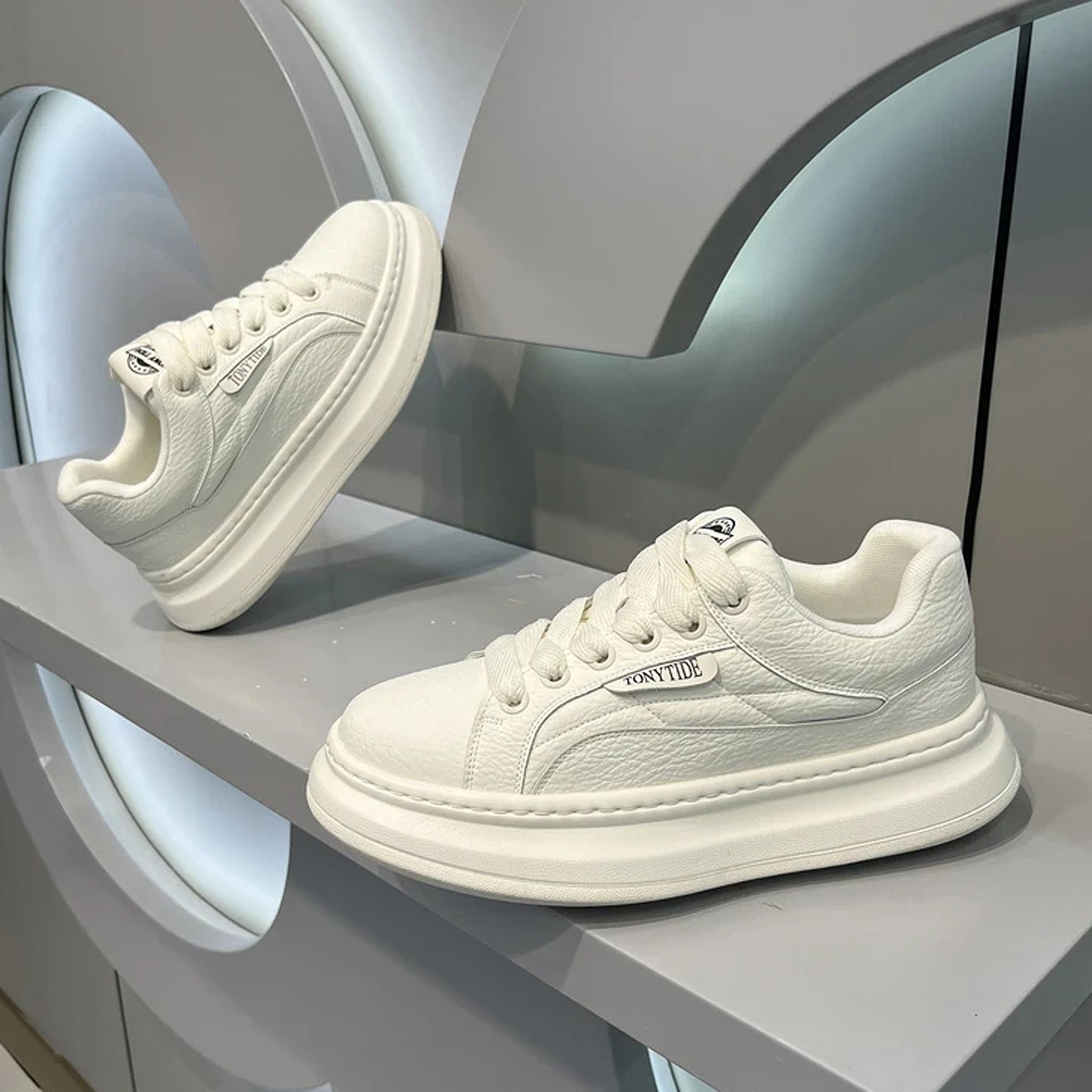 欧洲站男鞋2025秋季新款潮牌高级感运动休闲小白板鞋增高百搭潮鞋,淘宝优惠券,粉丝福利购,淘宝优惠卷