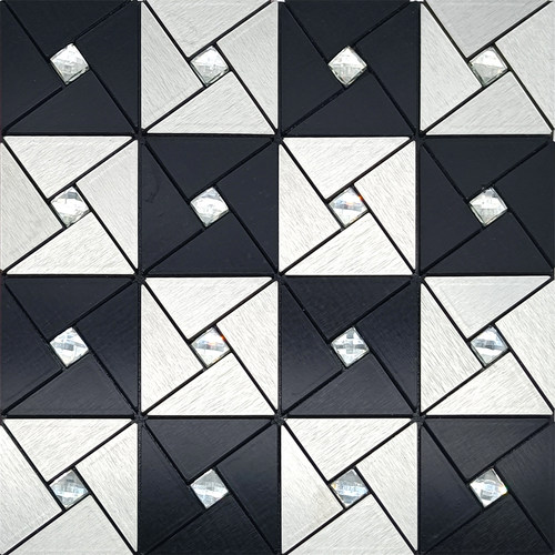 欧式自粘玻璃金属马赛克墙贴纸瓷砖室内客厅电视背景墙家装KTV - 图2