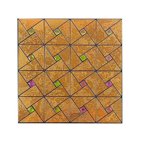 Современная металлическая самоклеющаяся водонепроницаемая мозаика на стену