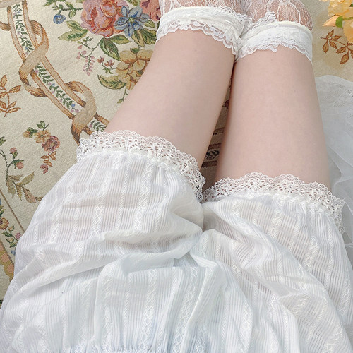 【心脏地震】南瓜裤jk安全裤防走光少女保险裤lolita打底裤100%棉 - 图2