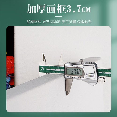 凤凰画材特粗纹黄麻油画框亚麻坯布木框艺术家白底绘画油画布框油画丙烯画框油画颜料实木内框绘画材料订制 - 图3