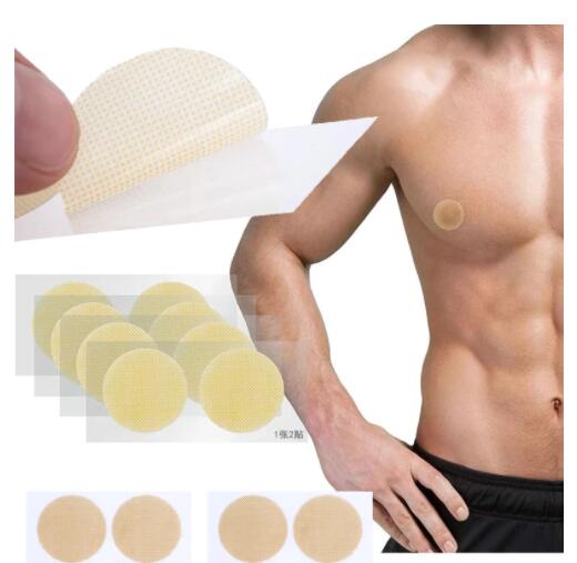 Men Nipple Chest Cover Adhesive Stickers Bra Pads 30对乳贴男 - 图0