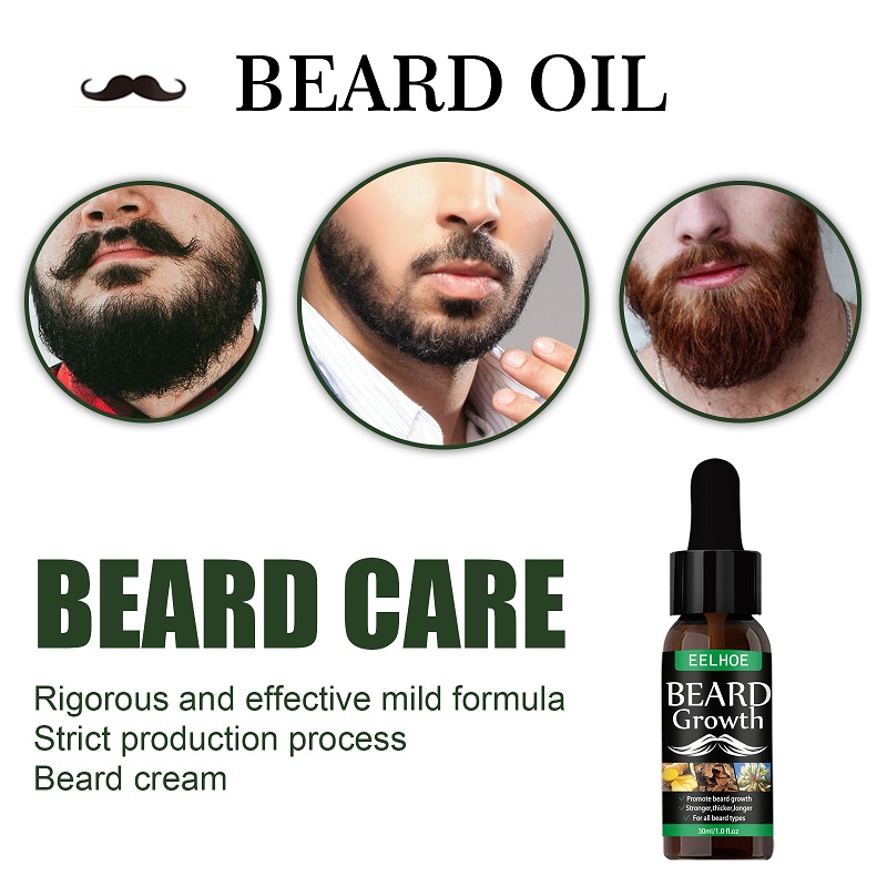 Softens Beard Growth Oil Beard Length Enhancer Regrowth Oil - 图2