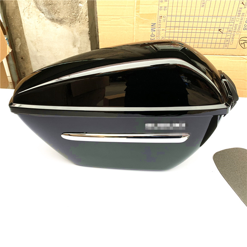 适用铃木悦酷太子摩托车GZ150-A/E边箱侧箱工具箱储物箱侧箱总成 - 图0