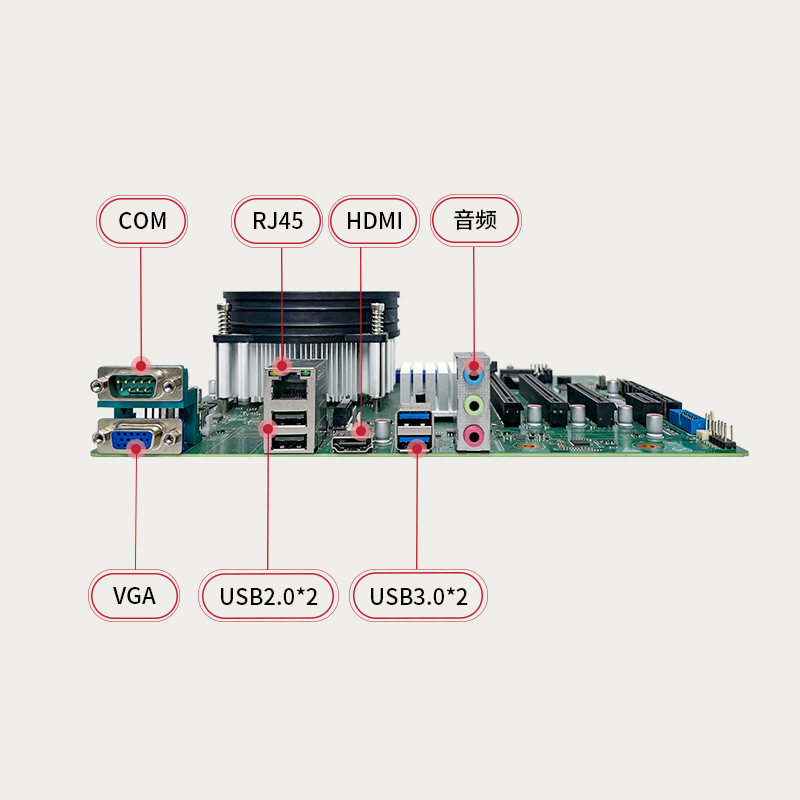 国产龙芯3A6000处理器MICRO-ATX主板GM9-3003 双显/4个PCIE