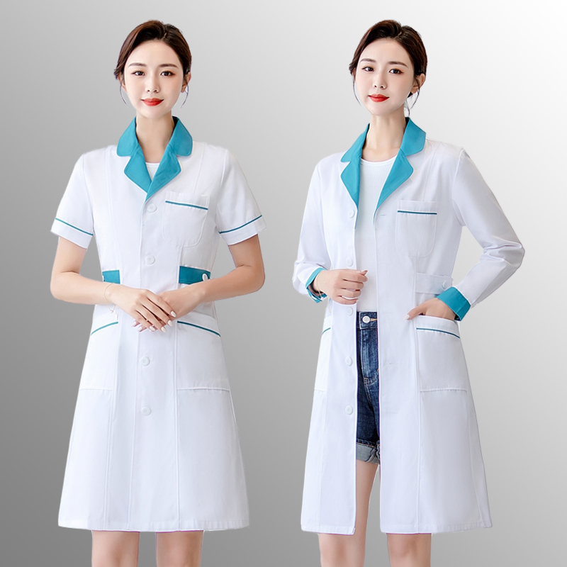 Summer nurse thin beautician hospital pharmacy doctor uniform