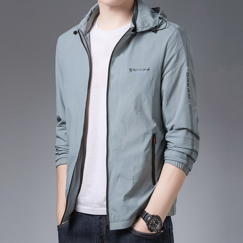 夏装中青年男士防晒衣服轻薄男夹克 帕努奇夹克