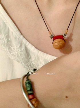 ouswa原创猴头设计文玩项链