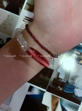 旅手工编织非洲琉璃手绳